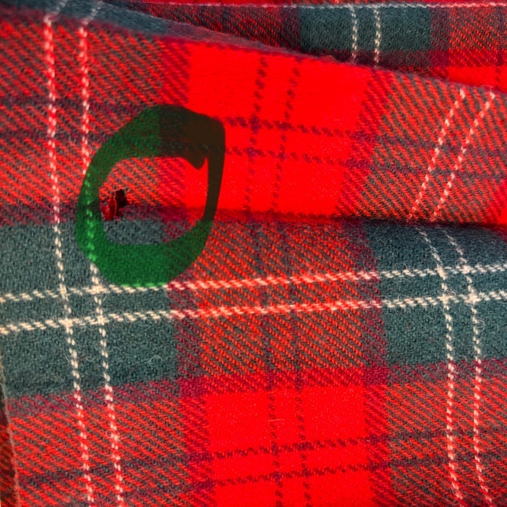 VTG Pendleton Tartan Plaid Skirt Pure Wool Pleated Long Made in USA 10 Petite - Picture 3 of 16